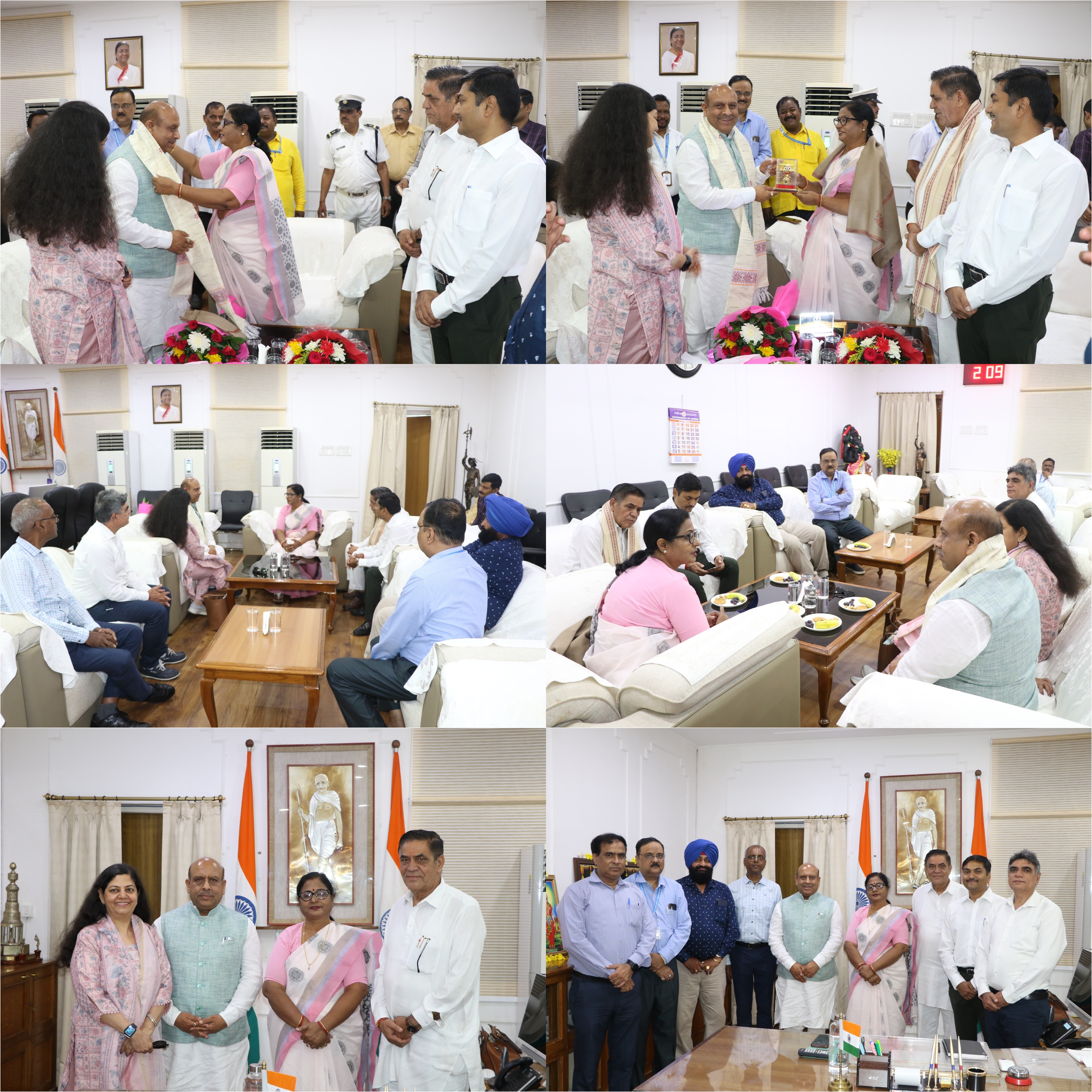 Courtesy Visit of Delhi Legislative Assembly Delegation to Odisha Legi...